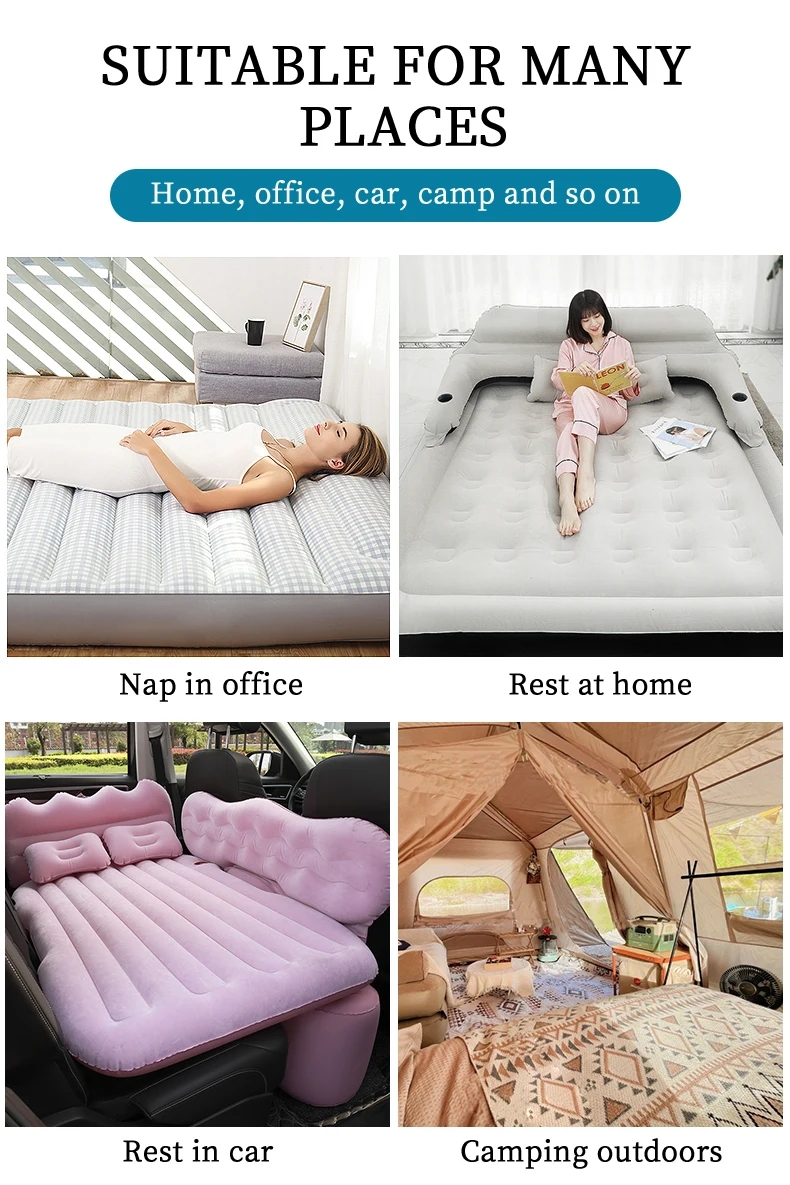 King Size Luxury Wholesale Twin Camping Air Bed With Built In Pump Inflatable Air Mattress Air Bed