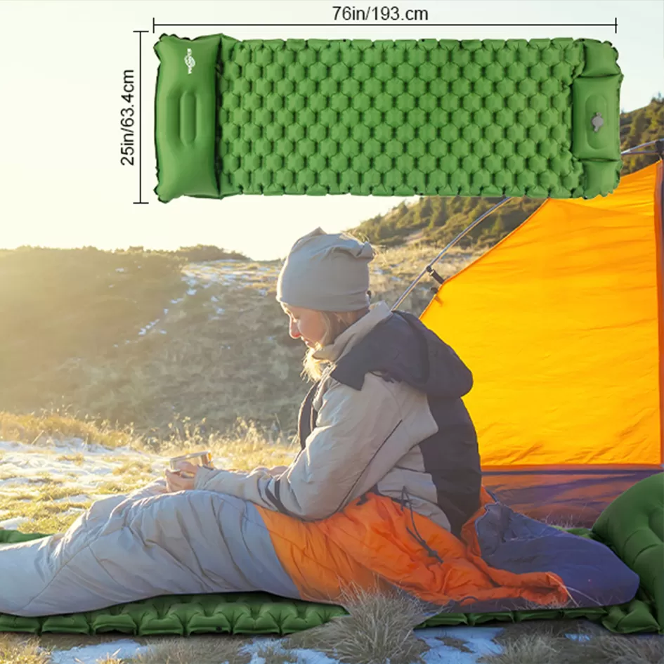 Custom Cheap Full Size Single Inflatable Mattress With Pump Air Mattress