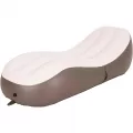 Inflatable Foldable PVC Flocking Sofa with Backrest Comfortable Lazy Leisure Sofa