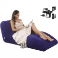Luxury Home Inflatable Pvc Outdoor Double Sofa Air Bed Inflatable Lounger Air Sofa
